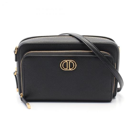 DIOR Black Leather Shoulder Bag - Picture 1 of 4